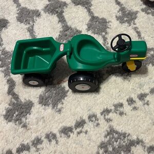 Green Little Tikes Doll Mower-Vintage